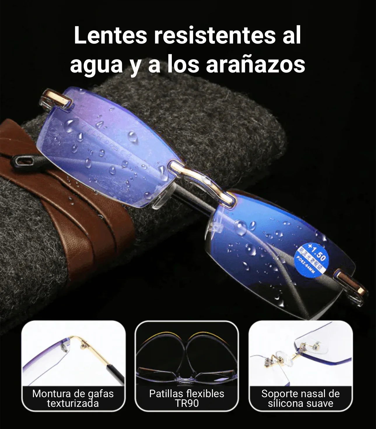 Gafas Multifocales con Protección Contra Luz Azul Opti Focus™
